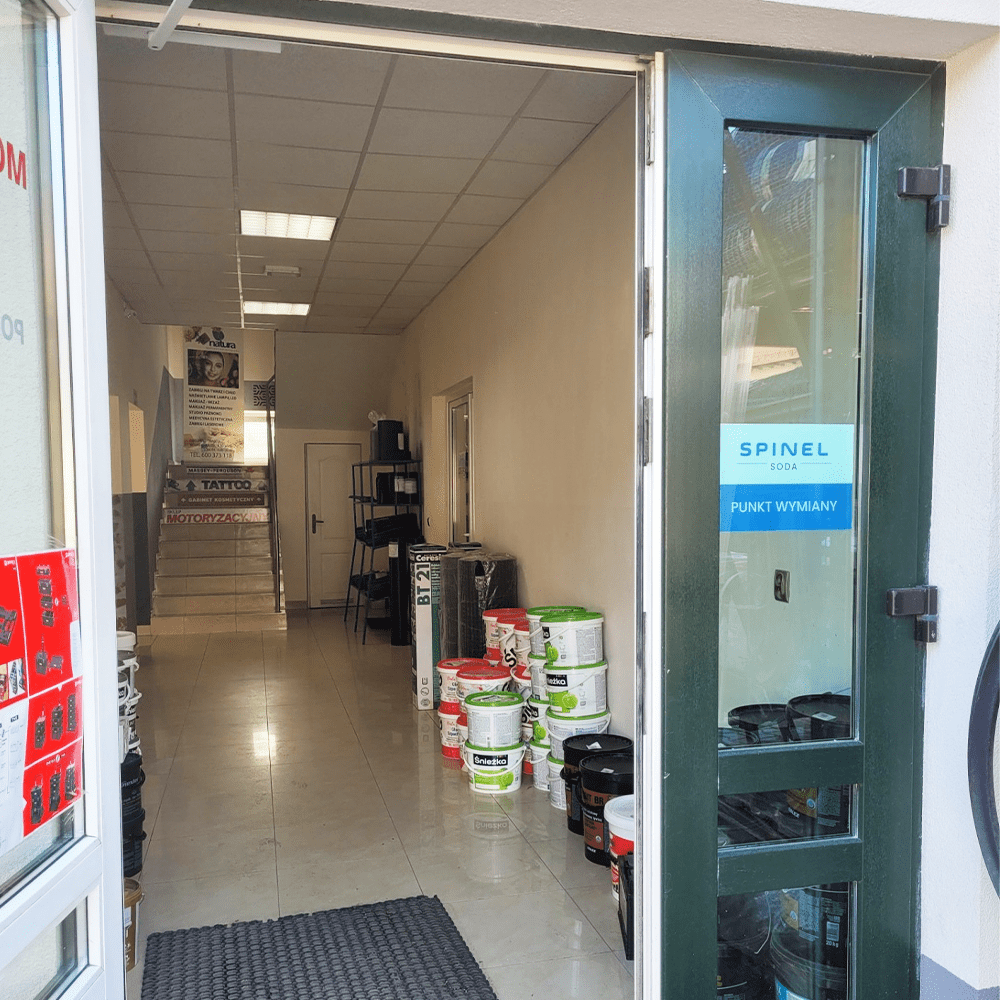 Spinel Soda Wymiana butli CO2 SODASTREAM Jabłonka