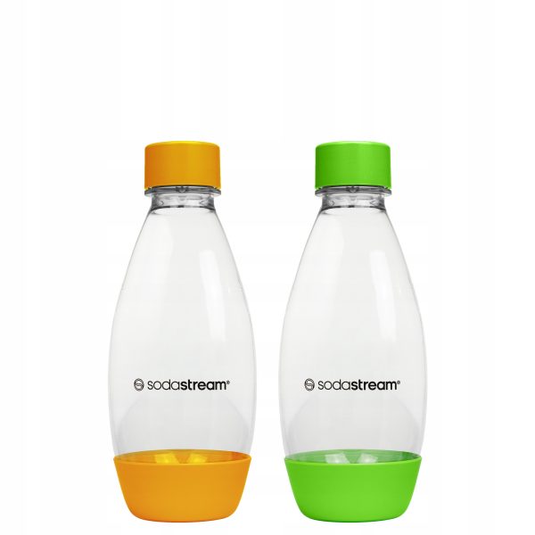 Saturator SodaStream Gaia Titan jedna butelka + Butelki SodaStream PET 0,5 L zielona+pomarańczowa Dwupak - obrazek 4