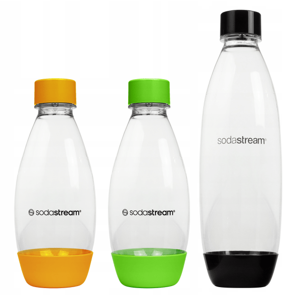 Saturator SodaStream Art Czarny + Butelki SodaStream PET 0,5 L zielona+pomarańczowa Dwupak + Bolero - obrazek 4
