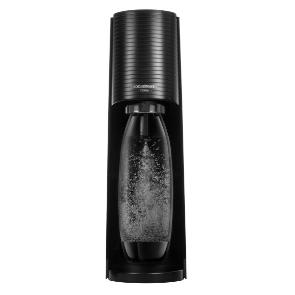 Saturator SodaStream Terra Black jedna butelka + 2 butelki PET (Pomarańczowa + Zielona) + bolero - obrazek 4