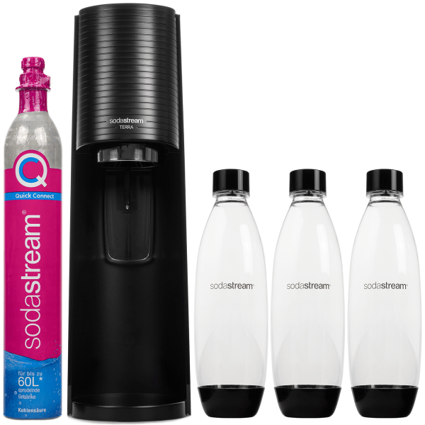 Saturator SodaStream Promopack Terra Black 3 butelki 1L