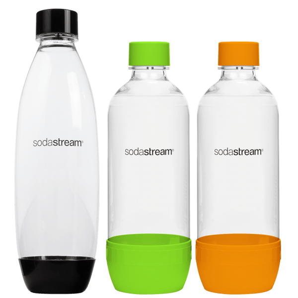 Saturator SodaStream Terra Black jedna butelka + 2 butelki PET (Pomarańczowa + Zielona) + bolero - obrazek 3