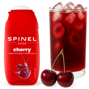 Syrop Spinel Soda z witaminami wiśnia 65ml