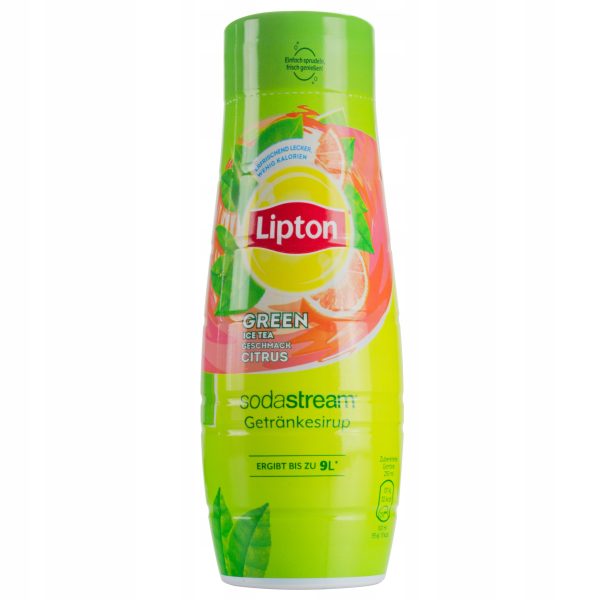 4x Syrop do SodaStream Lipton Ice Tea Zielona Herbata z cytrusami 440 ml - obrazek 2
