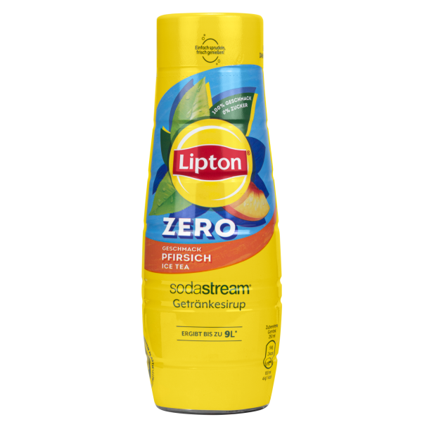 4x Syrop do SodaStream 440ml - Pepsi, Mirinda, 7up, Lipton Ice Tea Brzoskwinia Zero - obrazek 5