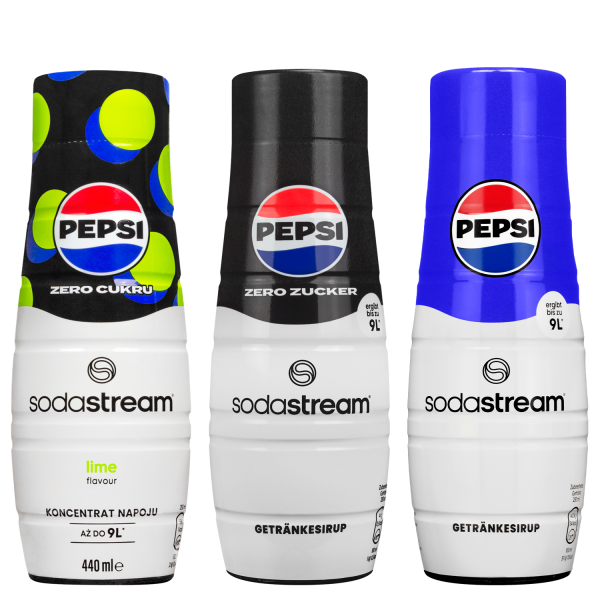 Saturator SodaStream Terra Black + 3 butelki + 3 syropy Pepsi, Pepsi MAX, Pepsi MAX Limonka - obrazek 5