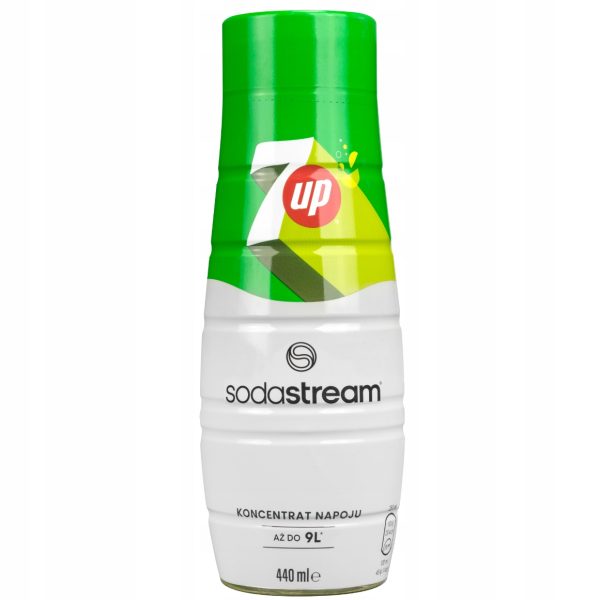 Syrop do SodaStream 7up + Metalowe słomki SpinelSoda x10 - obrazek 5