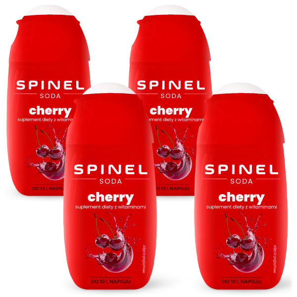 4x Syrop SPINEL SODA WITH VITAMINS CHERRY 65ml