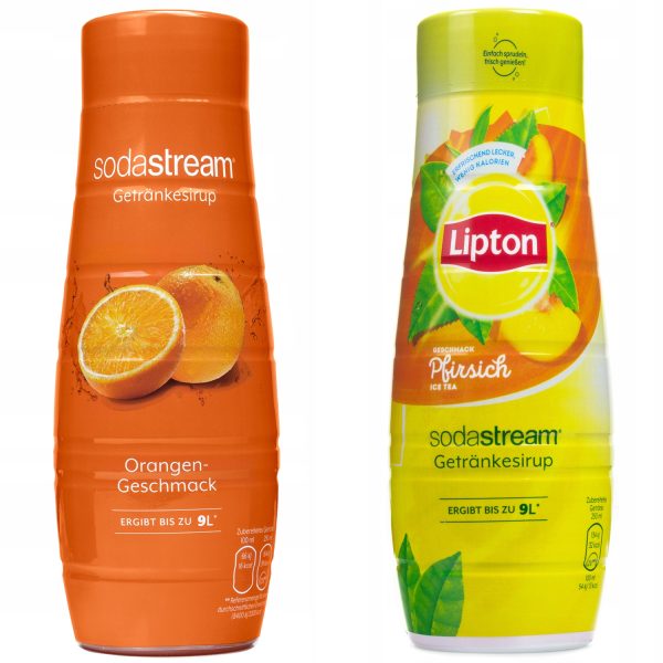 Syrop do SodaStream Classics Pomarańcza 440ml+ Lipton Ice Tea Brzoskwinia 440 ml - obrazek 4