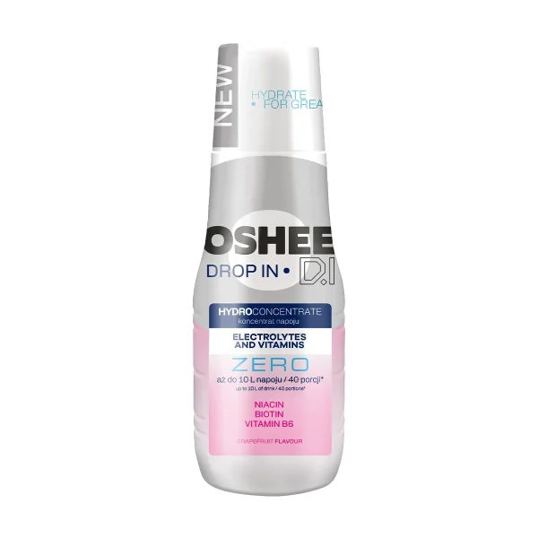 Syrop OSHEE Drop ZERO Grejpfrut Wit+Elektrolity 500ml - obrazek 3