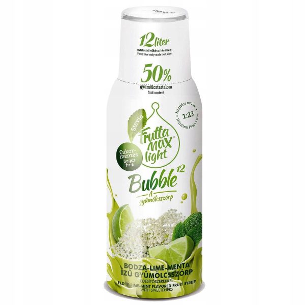 Syrop FruttaMax MORELA LIGHT 500 ml+LIMONKA MIĘTA BEZ LIGHT 500ml - obrazek 3
