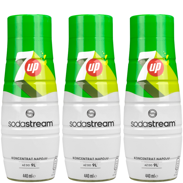 3x Syrop do SodaStream 7UP
