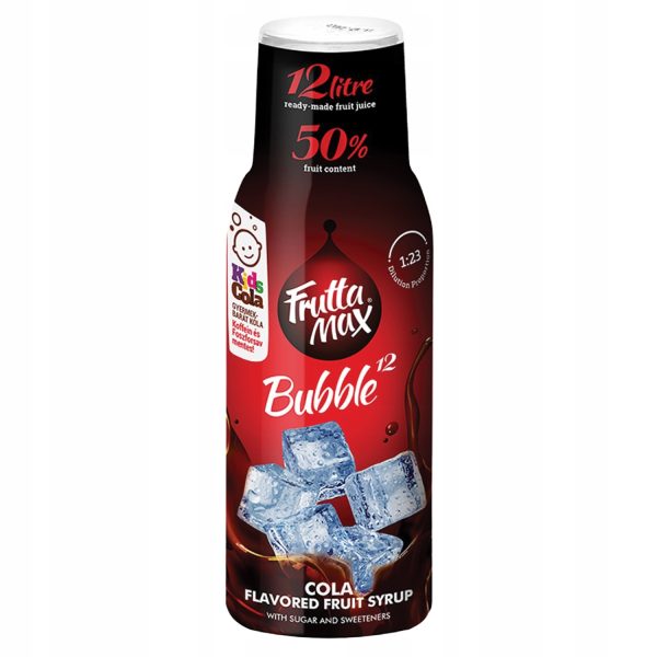 Syrop FruttaMax COLA 500ml+Syrop FruttaMax ICE TEA CYTRYNOWA GREEN Light 500 ml - obrazek 2