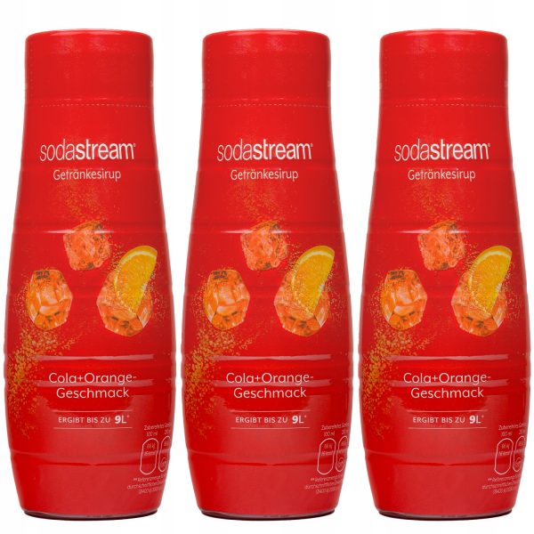 3x Syrop do SodaStream Cola + Orange 440ml - obrazek 3