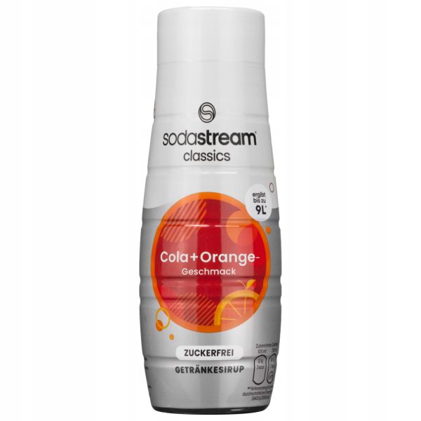 6x Syrop do SodaStream Cola + Orange Bez Cukru 440ml - obrazek 2