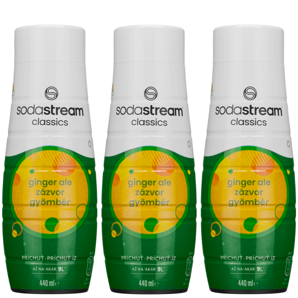 3x Syrop SodaStream Ginger 440ml