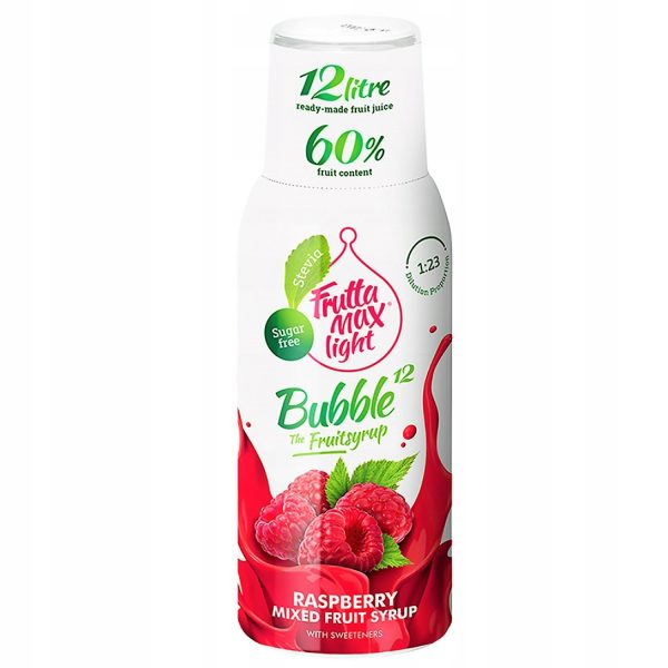 Syrop FruttaMax MORELA LIGHT 500 ml+MALINA LIGHT 500 ml - obrazek 3
