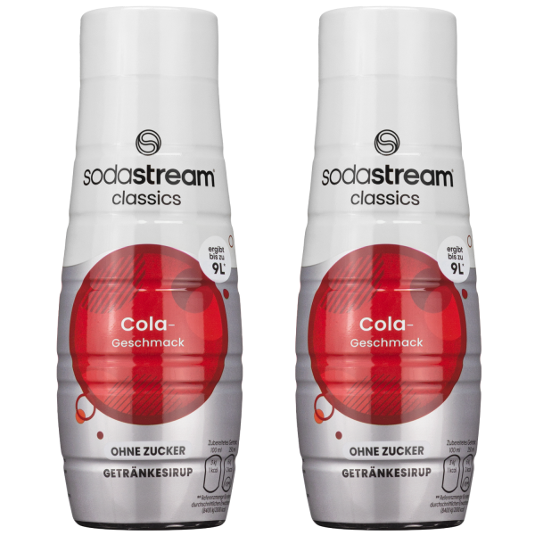 2x Syrop do SodaStream Cola bez cukru 440ml