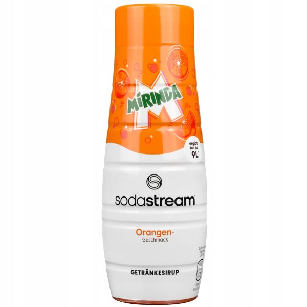 Syrop do SodaStream Mirinda + Metalowe słomki SpinelSoda x10 - obrazek 5