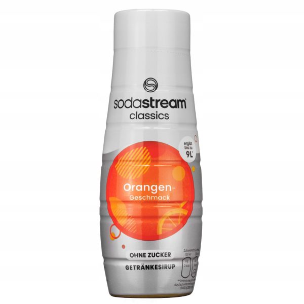 4x Syrop do SodaStream Pomarańcza Bez Cukru 440ml - obrazek 4