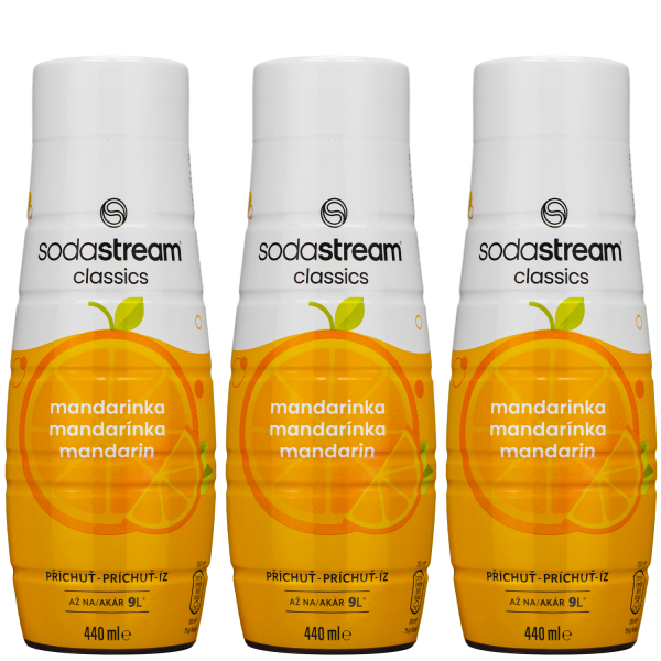 3x Syrop SodaStream Mandarynka 440ml