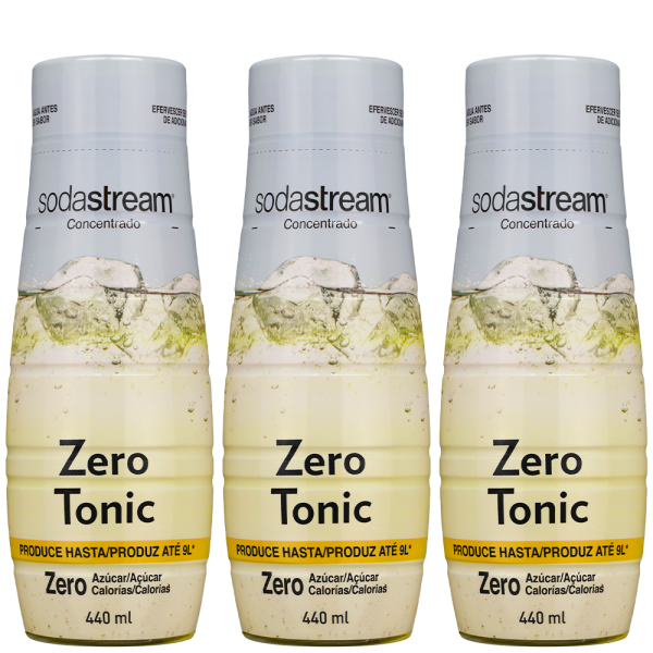 Syrop SodaStream Tonic Tonik Zero 440ml x3