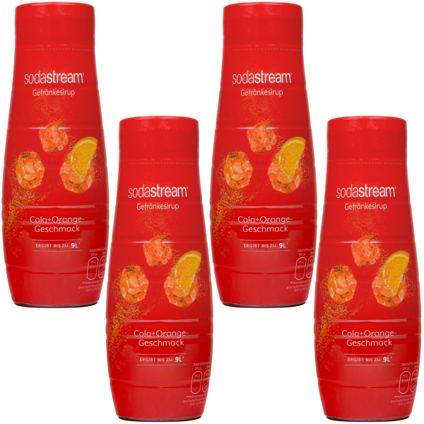 4x Syrop do SodaStream Cola + Orange 440ml