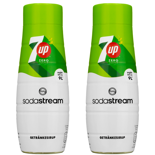 2x Syrop do SodaStream 7UP Free Zero Cukru