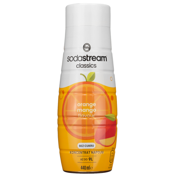 Syrop SodaStream Pomarańcza Mango zero cukru 440 ML x4 - obrazek 2