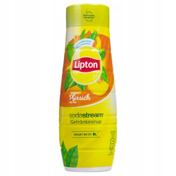 Syrop do SodaStream Lipton Ice Tea Brzoskwinia 440 ml + Ice Tea Zielona Herbata z cytrusami 440 ml - obrazek 2
