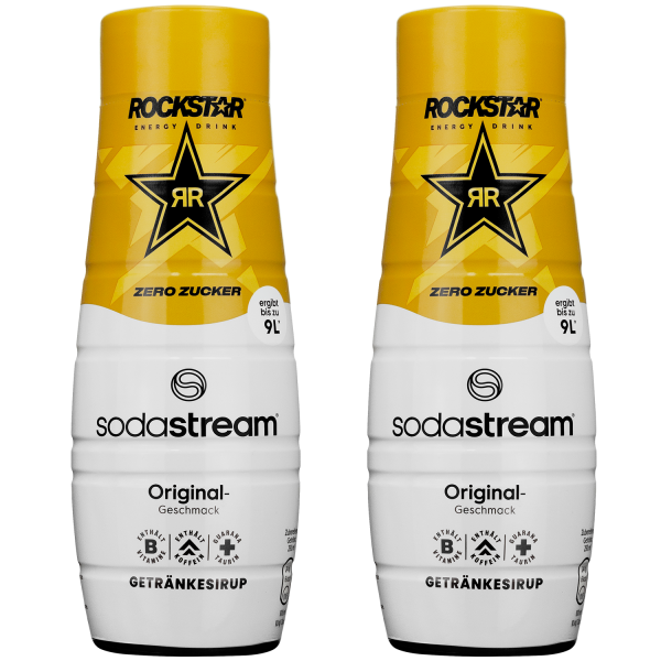 2x Syrop SodaStream Rockstar Original Zero 440ML