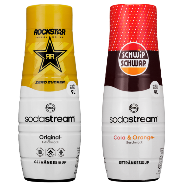 Syrop SodaStream Rockstar Original Zero+ Schwip Schwap Cola Orange