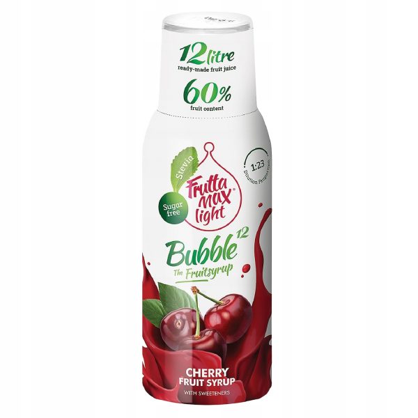 Syrop FruttaMax ICE TEA CYTRYNOWA GREEN Light 500 ml+LIMONKA MIĘTA BEZ LIGHT 500ml+MANGO LIGHT 500ml+POMARAŃCZA LIGHT 500ml+WIŚNIA LIGHT 500 ml - obrazek 5