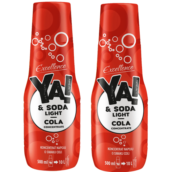 2x Syrop YA!&SODA cola light 500ml