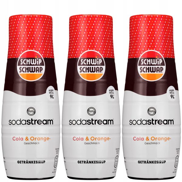 3x Syrop do SodaStream Schwip Schwap Cola Orange - obrazek 2