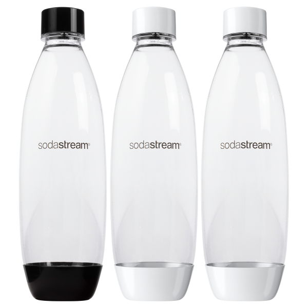 Saturator SodaStream Terra Black jedna butelka + Butelki SodaStream 2x1L Fuse White + Smycz do butelki Spinel + Bolero - obrazek 3