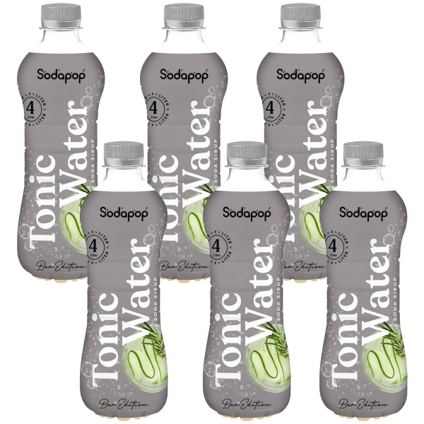 6x Syrop SODAPOP Bar-Edition Tonic-Water 500ml