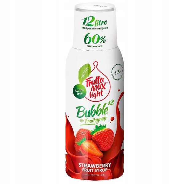 Syrop FruttaMax MORELA LIGHT 500 ml+TRUSKAWKA LIGHT 500 ml - obrazek 3
