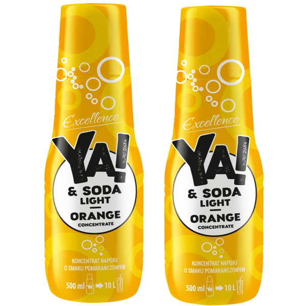 2x Syrop YA!&SODA pomarańcza light 500ml