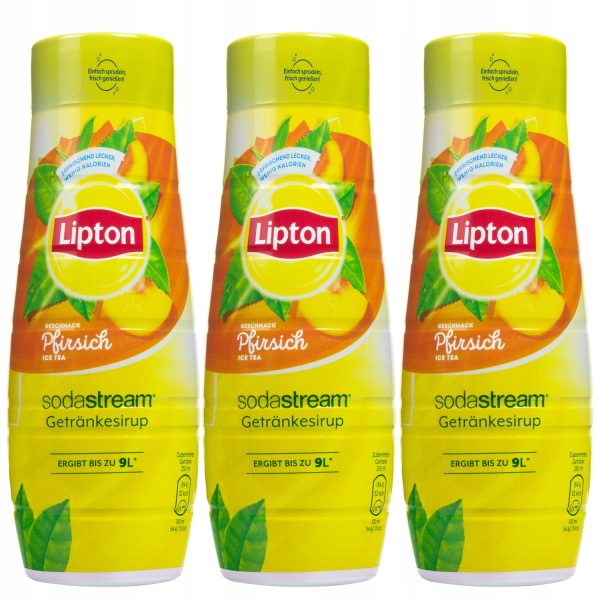 3x Syrop do SodaStream Lipton Ice Tea Brzoskwinia 440 ml - obrazek 3