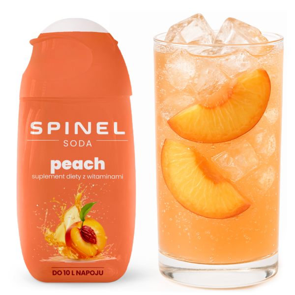 4x Syrop SPINEL SODA WITH VITAMINS PEACH 65ml - obrazek 2