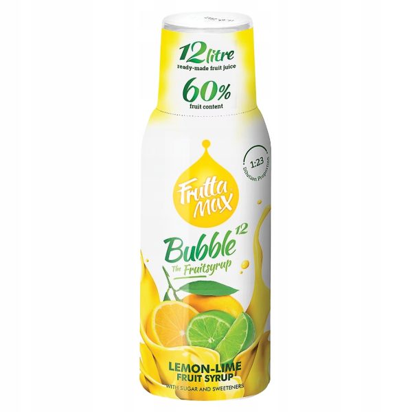 Syrop FruttaMax BRZOSKWINIA 500ml+COLA 500ml+CYTRYNA LIMONKA 500ml+TONIC 500 ml+ICE TEA CYTRYNOWA GREEN Light - obrazek 6