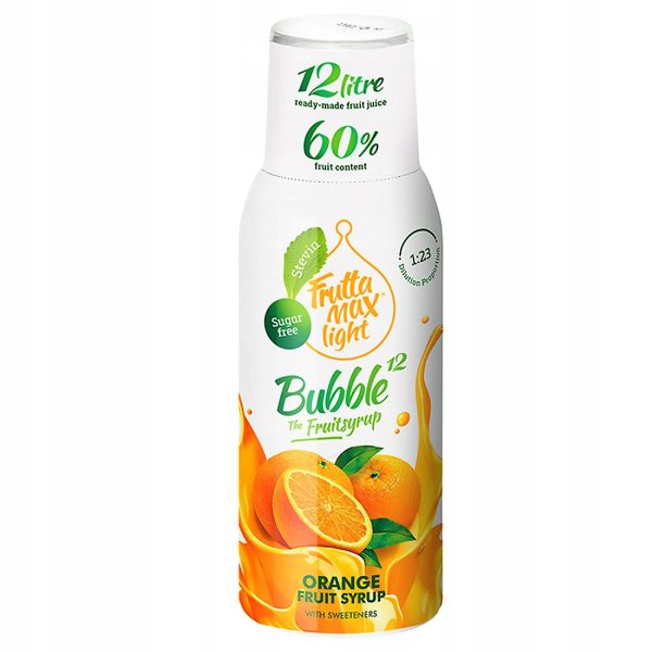 Syrop FruttaMax MORELA LIGHT 500 ml+POMARAŃCZA LIGHT 500ml - obrazek 3