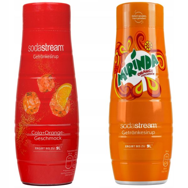 Syrop do SodaStream Cola Orange 440ml+Mirinda