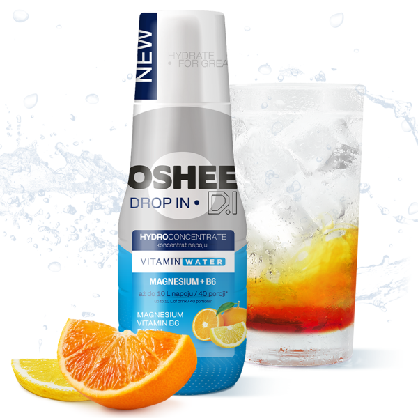 Syrop OSHEE Drop Cytryna-Pomarańcza Wit+Magnez 500ml