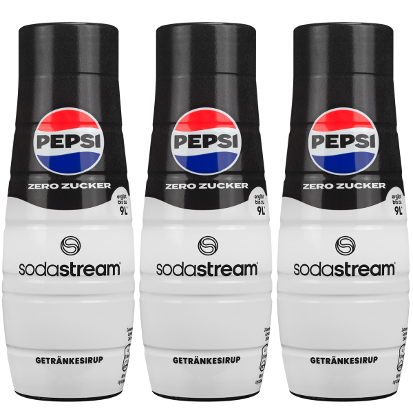 3x Syrop do SodaStream Pepsi Max Bez Cukru 440 ml