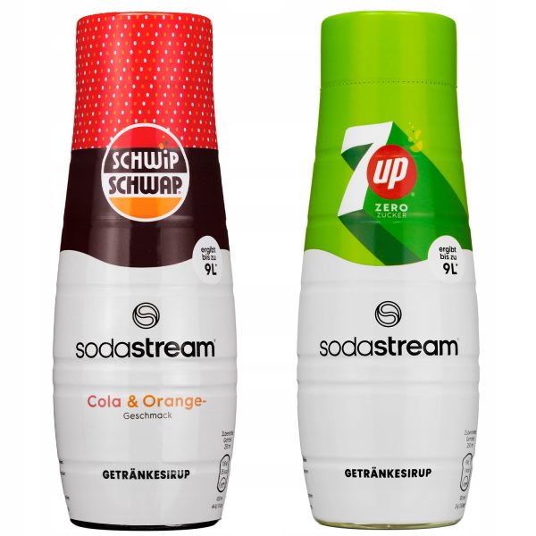 Syrop do SodaStream Schwip Schwap Cola Orange + Syrop do SodaStream 7UP 0 - obrazek 4