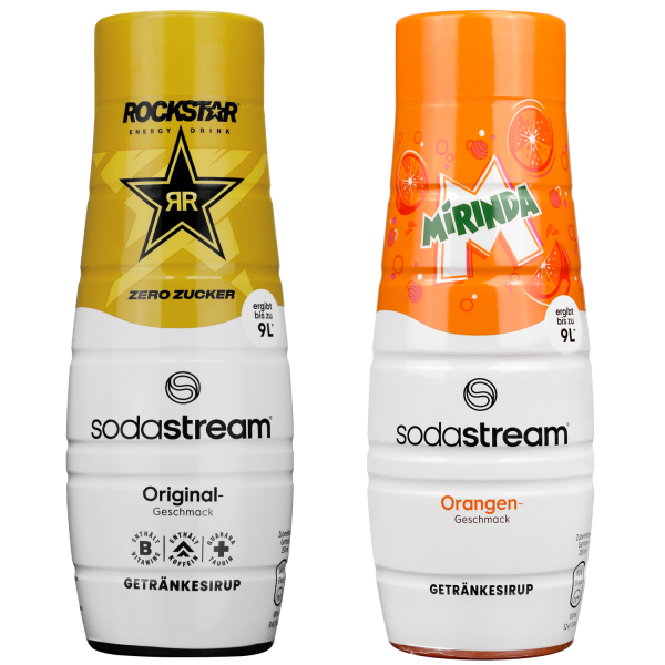 Syrop SodaStream Rockstar Original Zero 440ML  + Mirinda