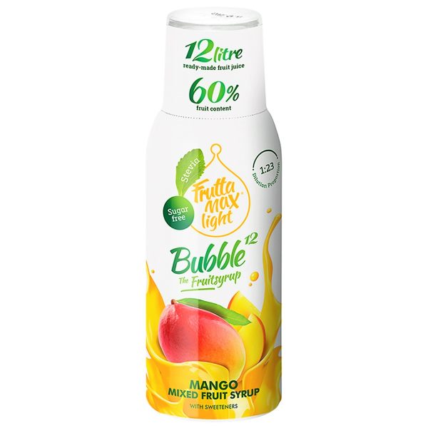 Syrop FruttaMax MORELA LIGHT 500 ml+MANGO LIGHT 500ml - obrazek 3