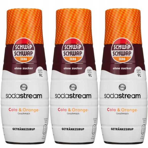 3x Syrop do SodaStream Schwip Schwap Bez Cukru 440 ml - obrazek 2